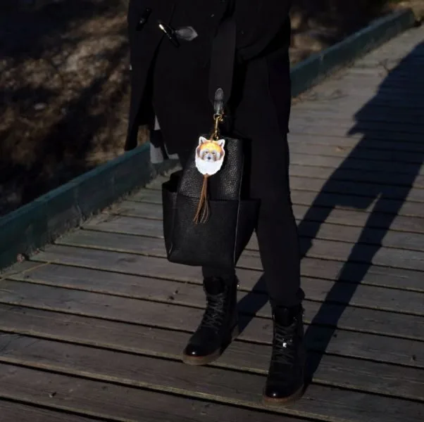 Endurskinsmerki - Origami panda - Mynd 3